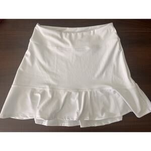 Tiger friday dancewear White ballroom Skirt NWOT Size Adult Medium J